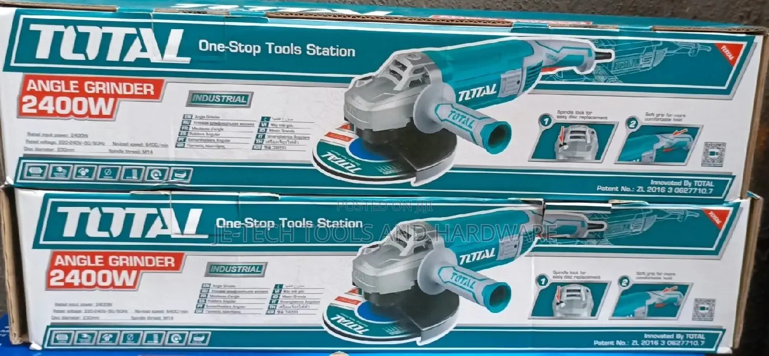 Total 9 Inches Angle Grinder 2400W