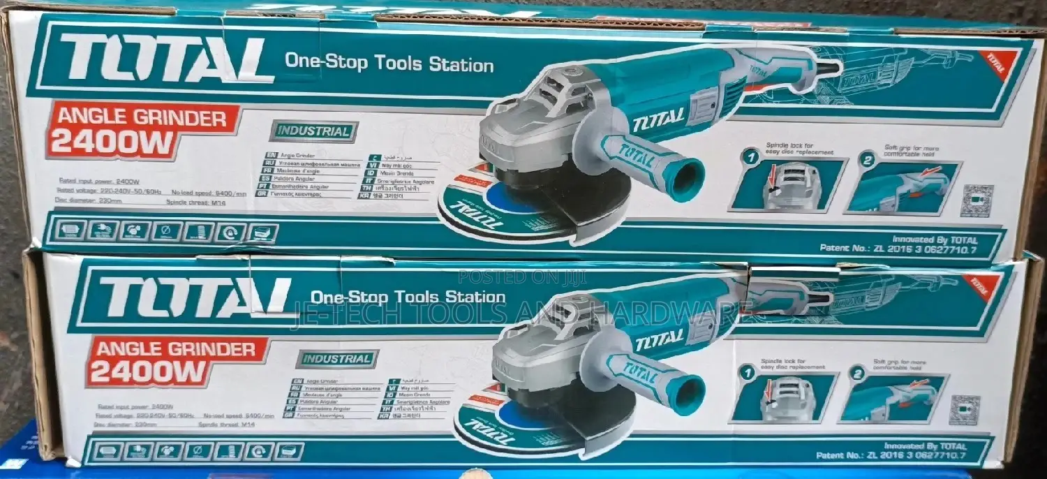 Total 9 Inches Angle Grinder 2400W