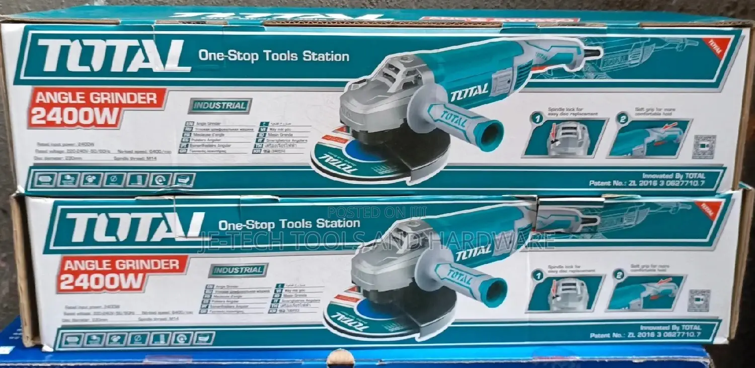 Total 9 Inches Angle Grinder 2400W