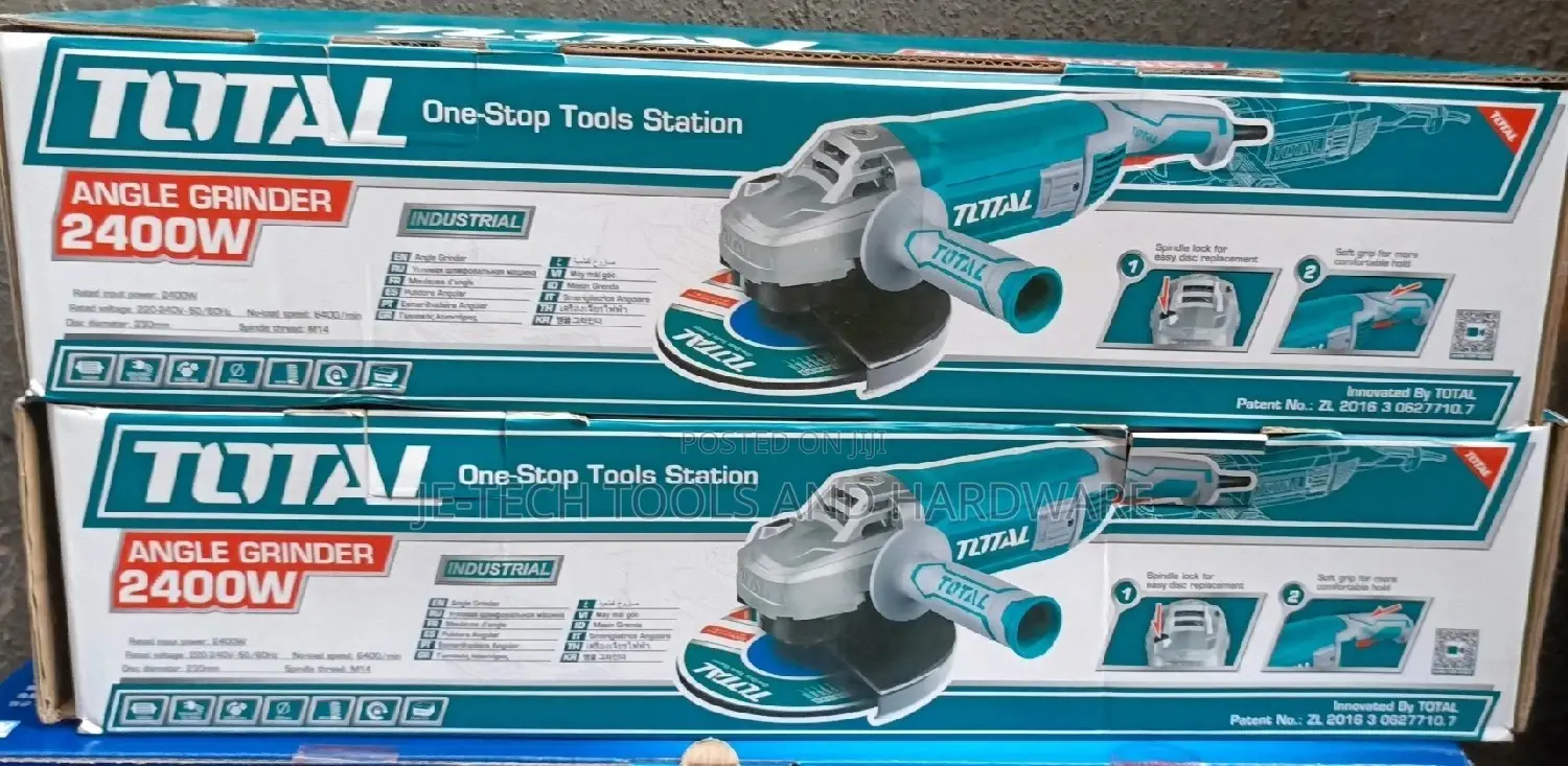 Total 9 Inches Angle Grinder 2400W