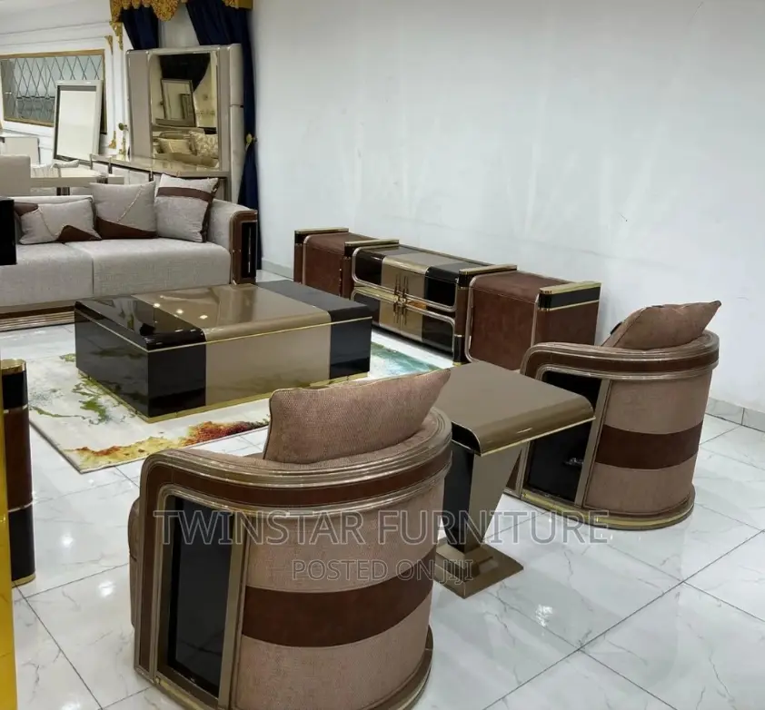 New Modern Luxury Turkish Contemporary Complete Sofa Set