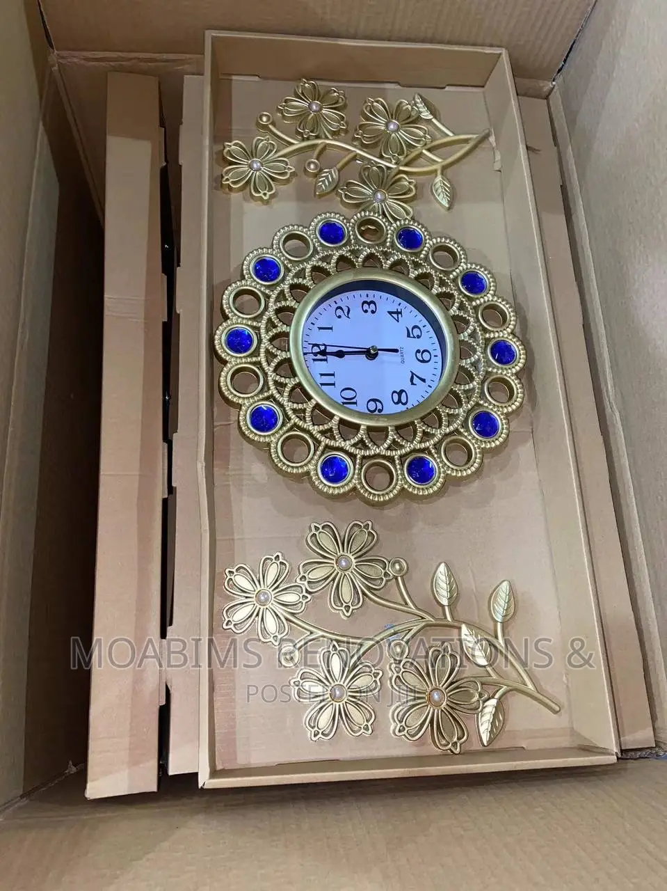 Decorative 3in1 Wall Clock Mirror