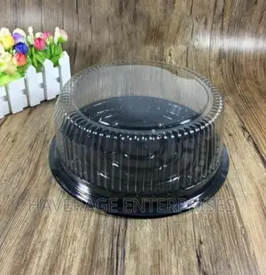 10pcs 8-10inch Cake Cupcake Box Container Holder Plastic