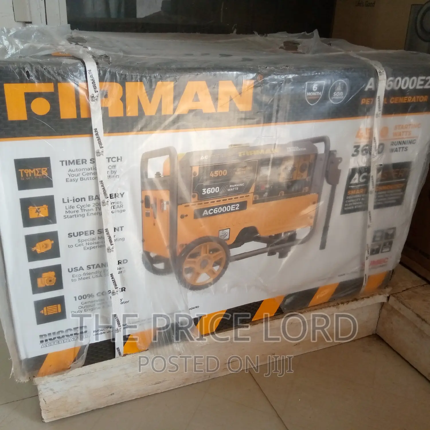 Firman Generator Ac6000e2
