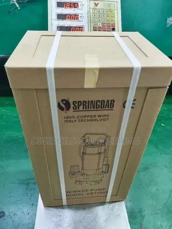 1.5hp Springdab Sewage Pump.