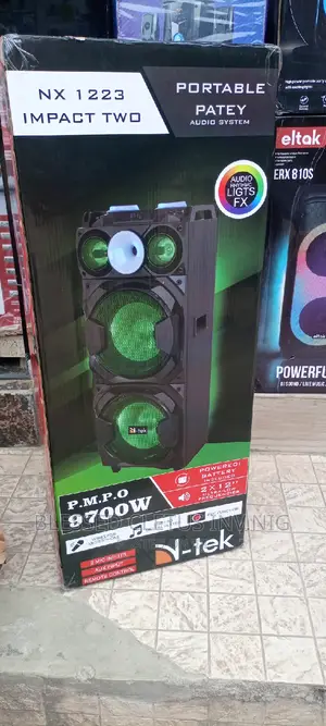 N-Take Impact Two Portable Party Speaker 9700w Rechargeable,