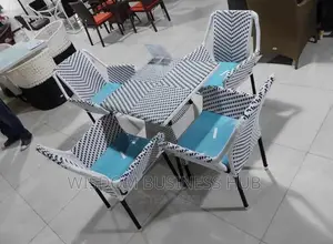 Restaurants Chairs, (1 Center Table and 4 Chairs)
