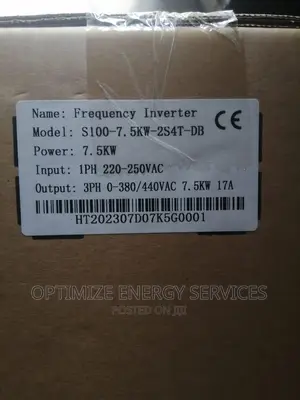7.5kw Single Phase to 3phase VFD