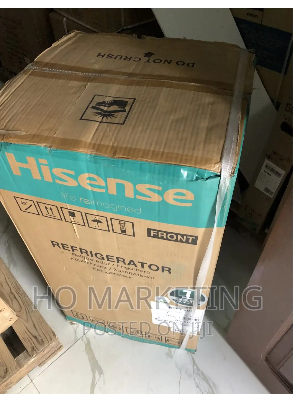 90 Liters Hisense Refrigerator =Silver