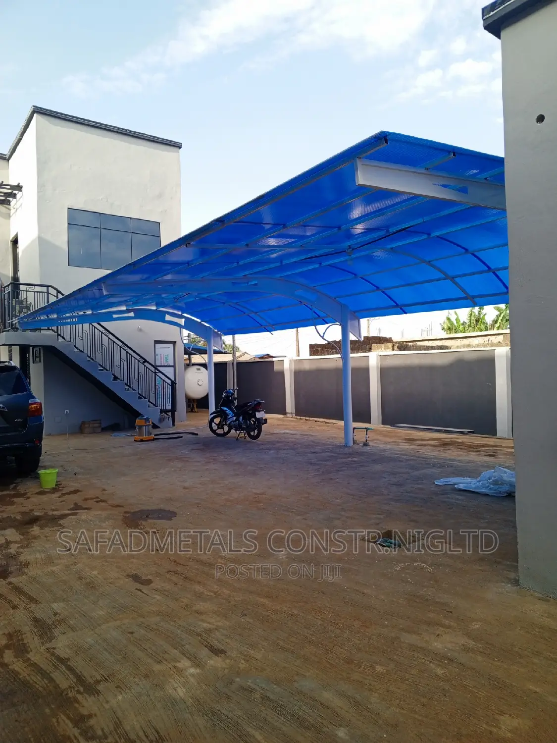Iron Car Port