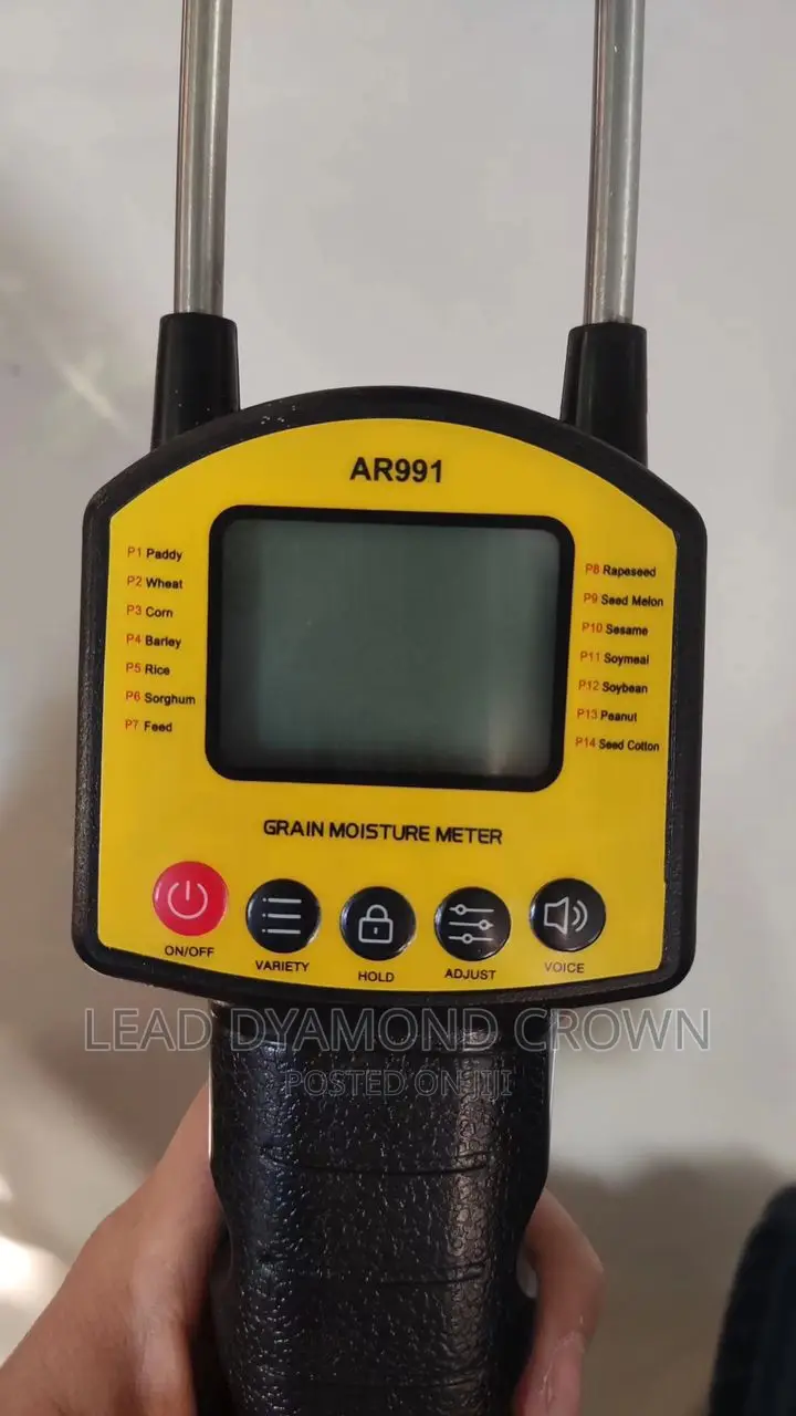 Rice And Other Grains Moisture Content Meter