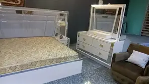 A Set of Turkey 6 ×6 Bed With Wardrobe and Mirror Console