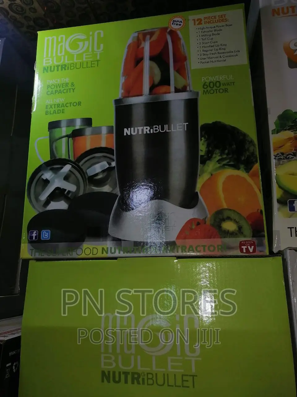 600W Nutribullet Crusher and Grinder Blender