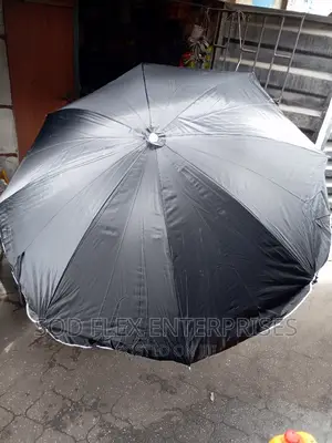 42" Single Black Umbrella