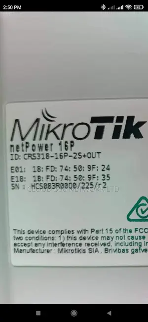 Mikrotik Netpower 16P