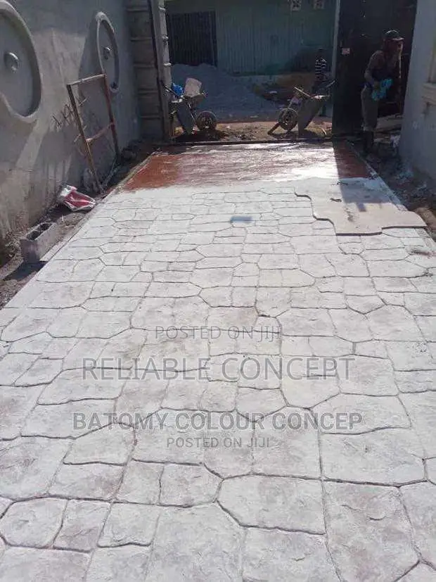 Stamped Concrete Floor