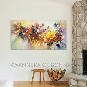 Photo - Abstract Painting Art Colorful Bloom Flower