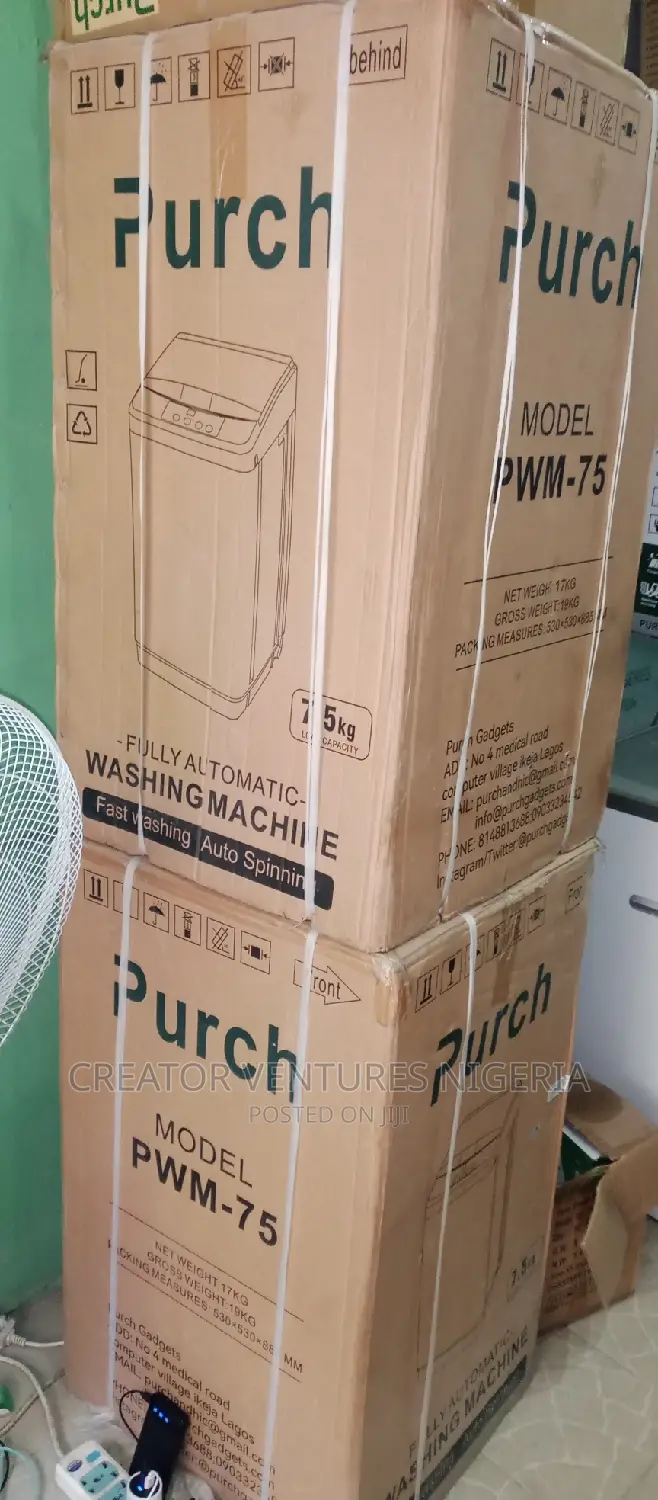 Top Loader Purch Automatic Washing Machine 7.5kg,Wash Spin