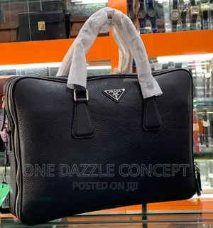 Laptop Leather Bags Black