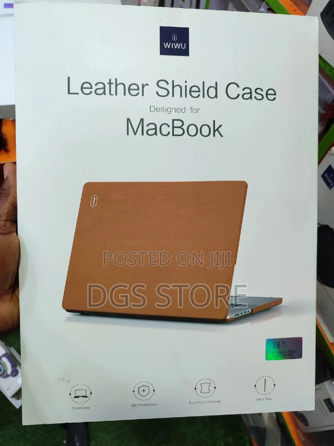 Wiwu Leather Shield Case for Macbook Pro 13 Inch