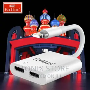 Dual Lightning Adapter for Music and Charging