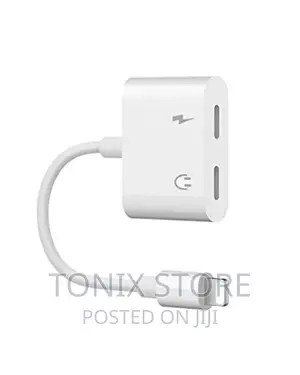 Dual Lightning Adapter for Music and Charging