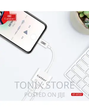 Dual Lightning Adapter for Music and Charging