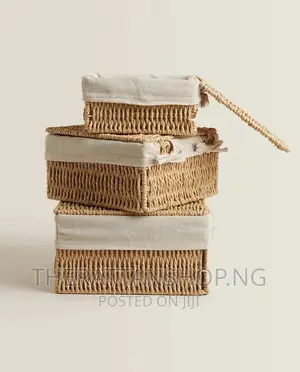 Raffia Storage Basket