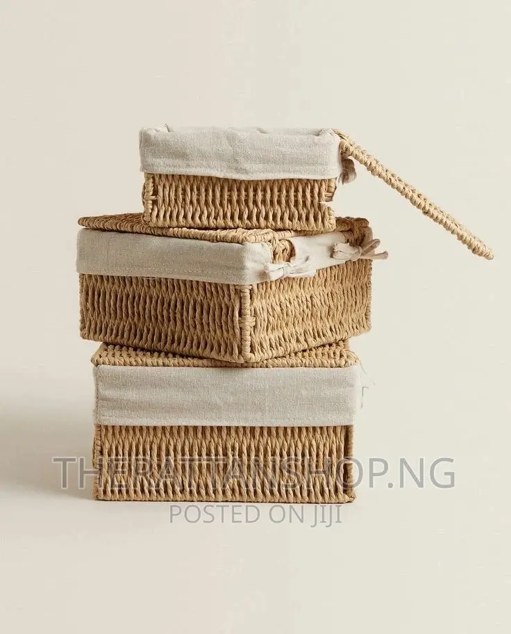 Raffia Storage Basket