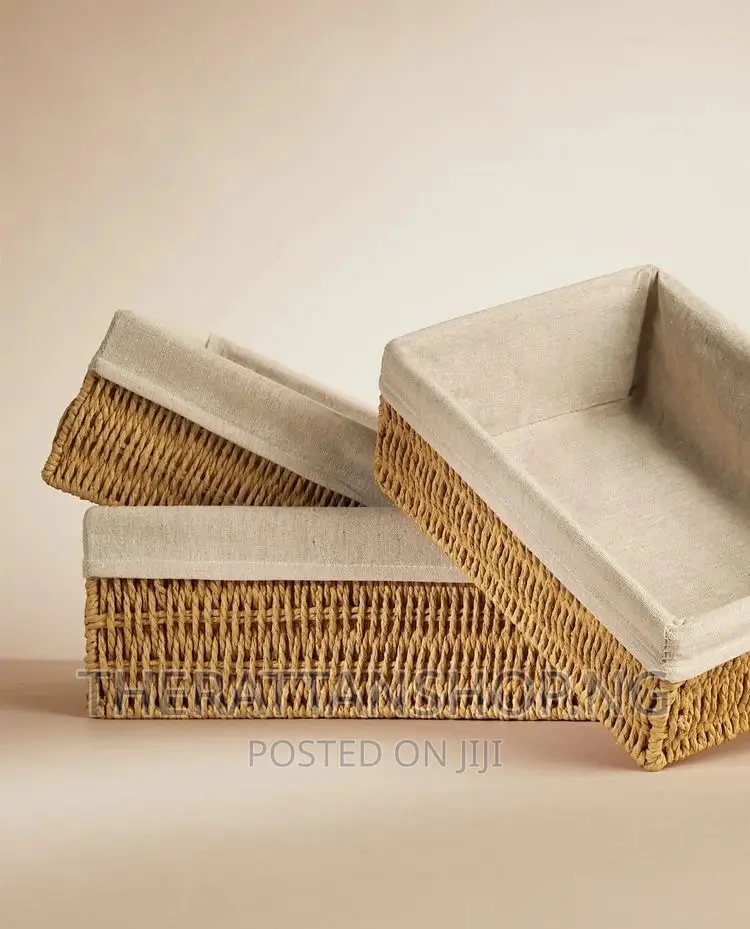 Raffia Storage Basket