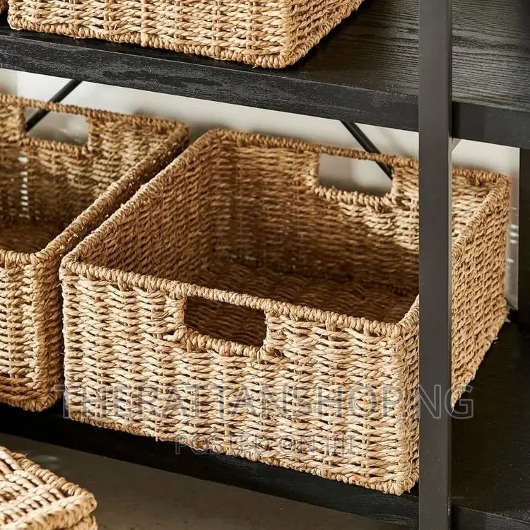 Raffia Storage Basket