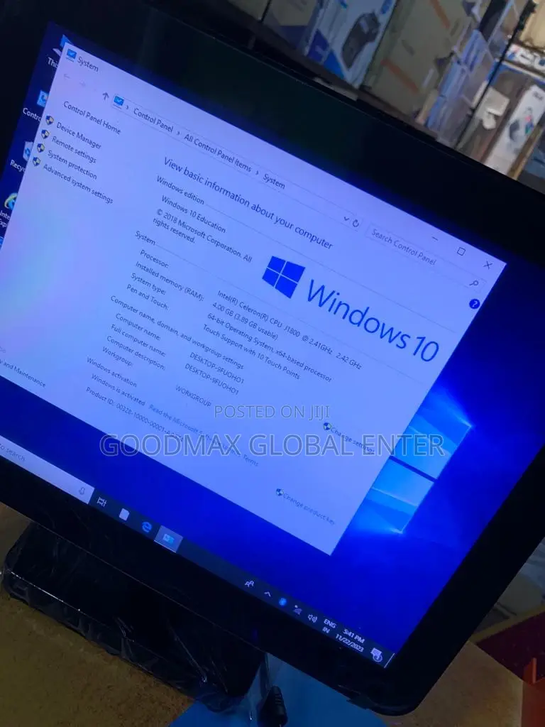 OMA POS System Single Screen With VFD Display