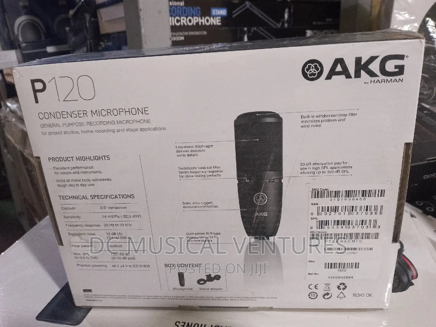 Akg Condenser Microphone P120