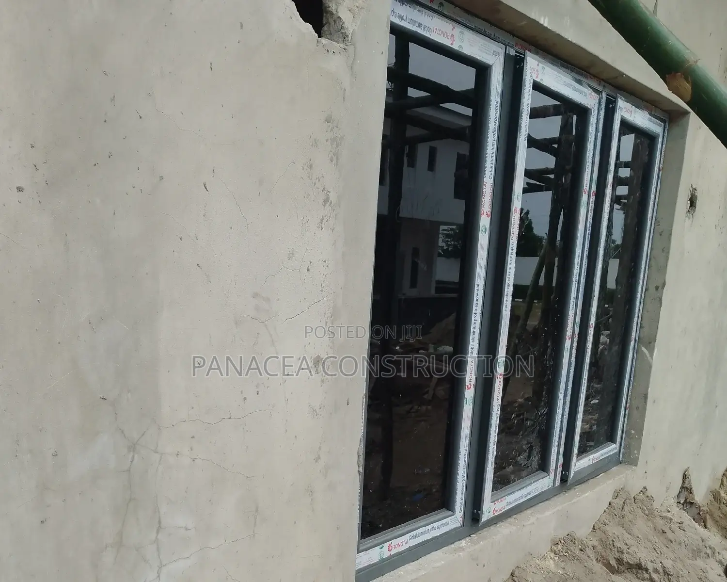 Window Aluminum and Stairs