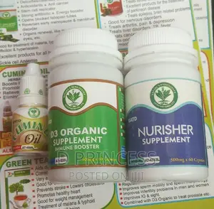 Cuminus Oil, Nurisher and D3 Organic