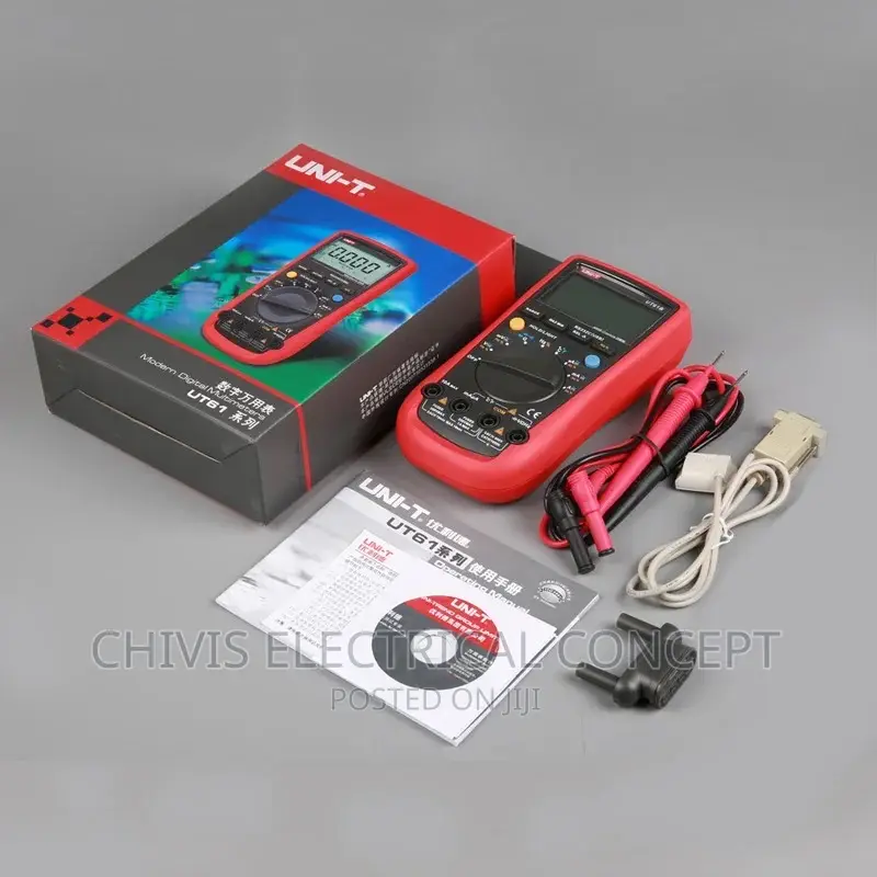 Uni-T Ut61b Digital Multimeter Meter True RMS 1000v Ac Dc