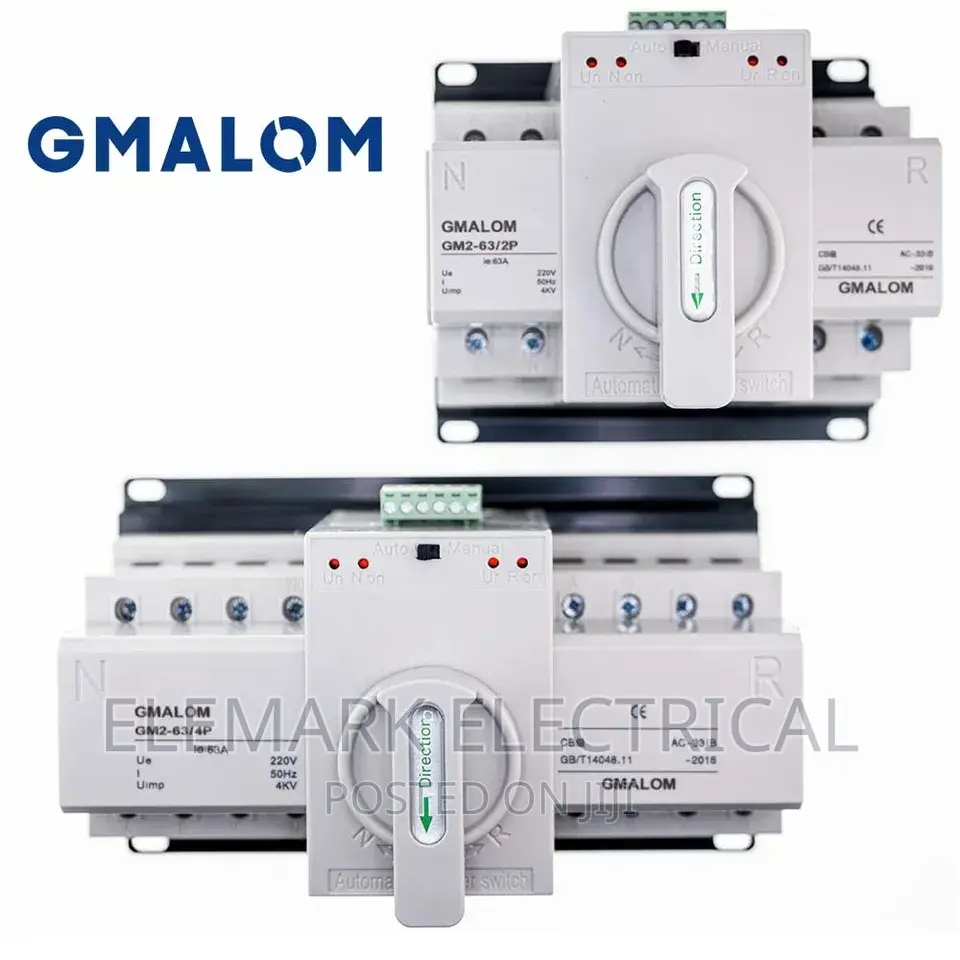 Dual Power 2p,3p,4p 63amps Automatic Transfer Switch