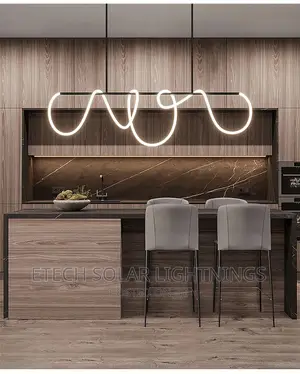 Exclusive L E D Stair Long Dropping Chandelier Light