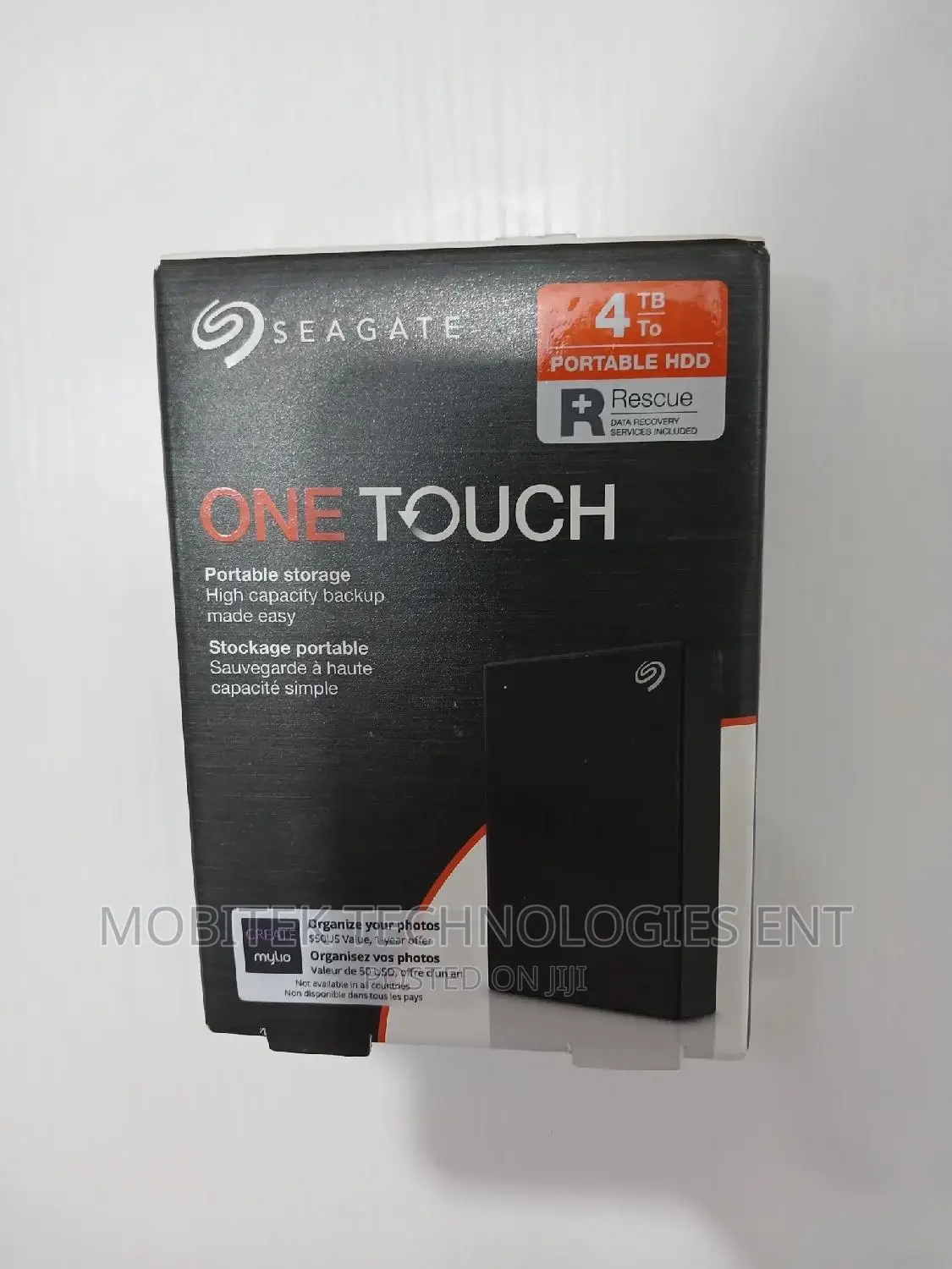 4tb Seagate One Touch External Portable Storage Hard Drive