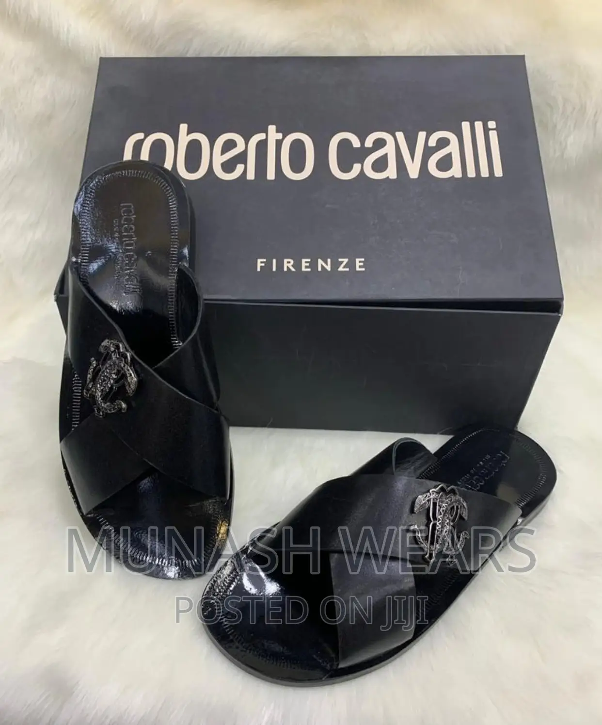 Pure Italian Original Roberto CAVALLI Slipers