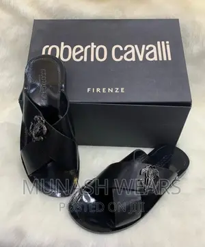 Pure Italian Original Roberto CAVALLI Slipers