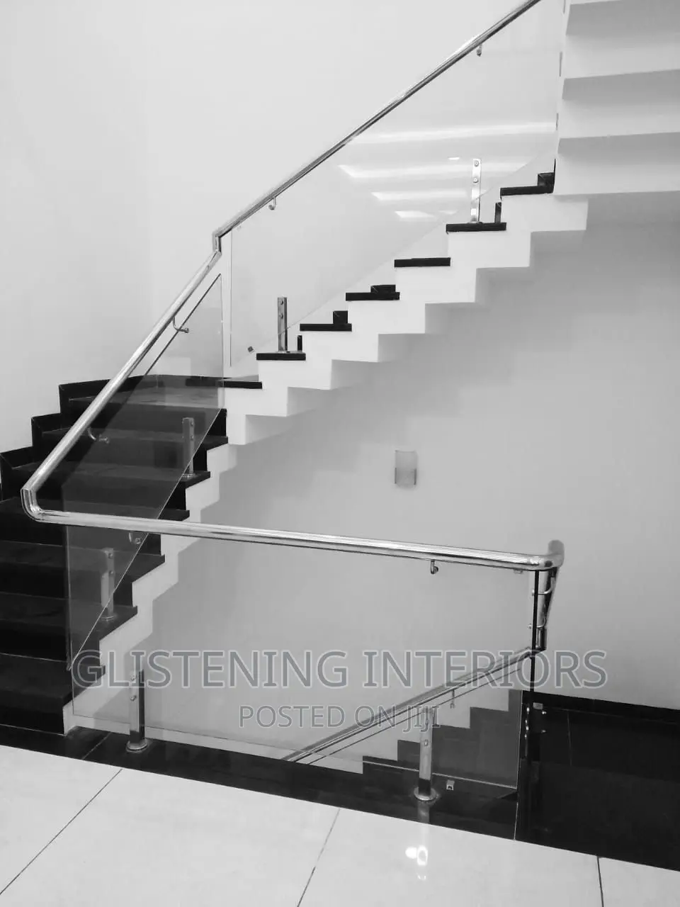 Staircase With Handrails