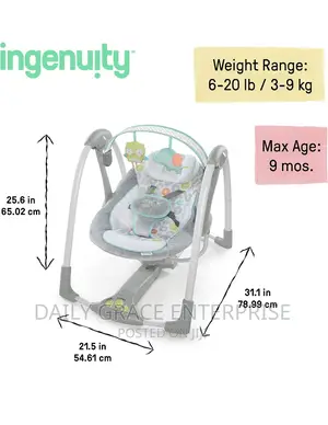 Ingenuity Swing and Go Portable Swing