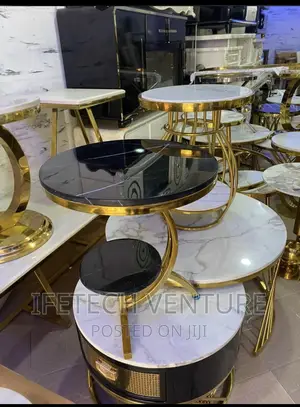 Side Stool Marble Top