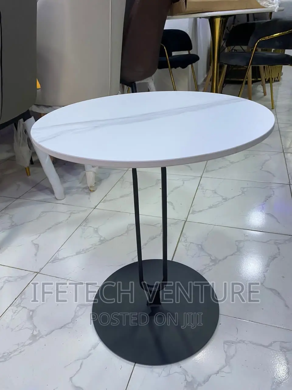 Side Stool Marble Top