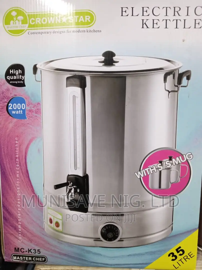 Crown Star Electric Kettle 35L, 2000w in Lagos Island (Eko) Kitchen