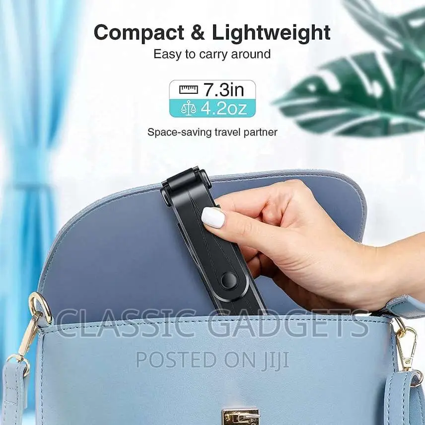 Q07 Bluetooth Integrated Selfie Stick With Light And Remote
