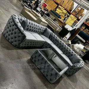 High Quality l'Shape Sofa Chair With Center Table.