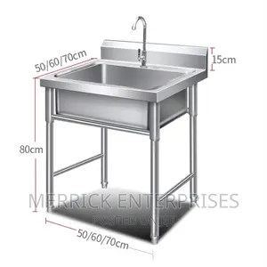 New Steel Single Sink