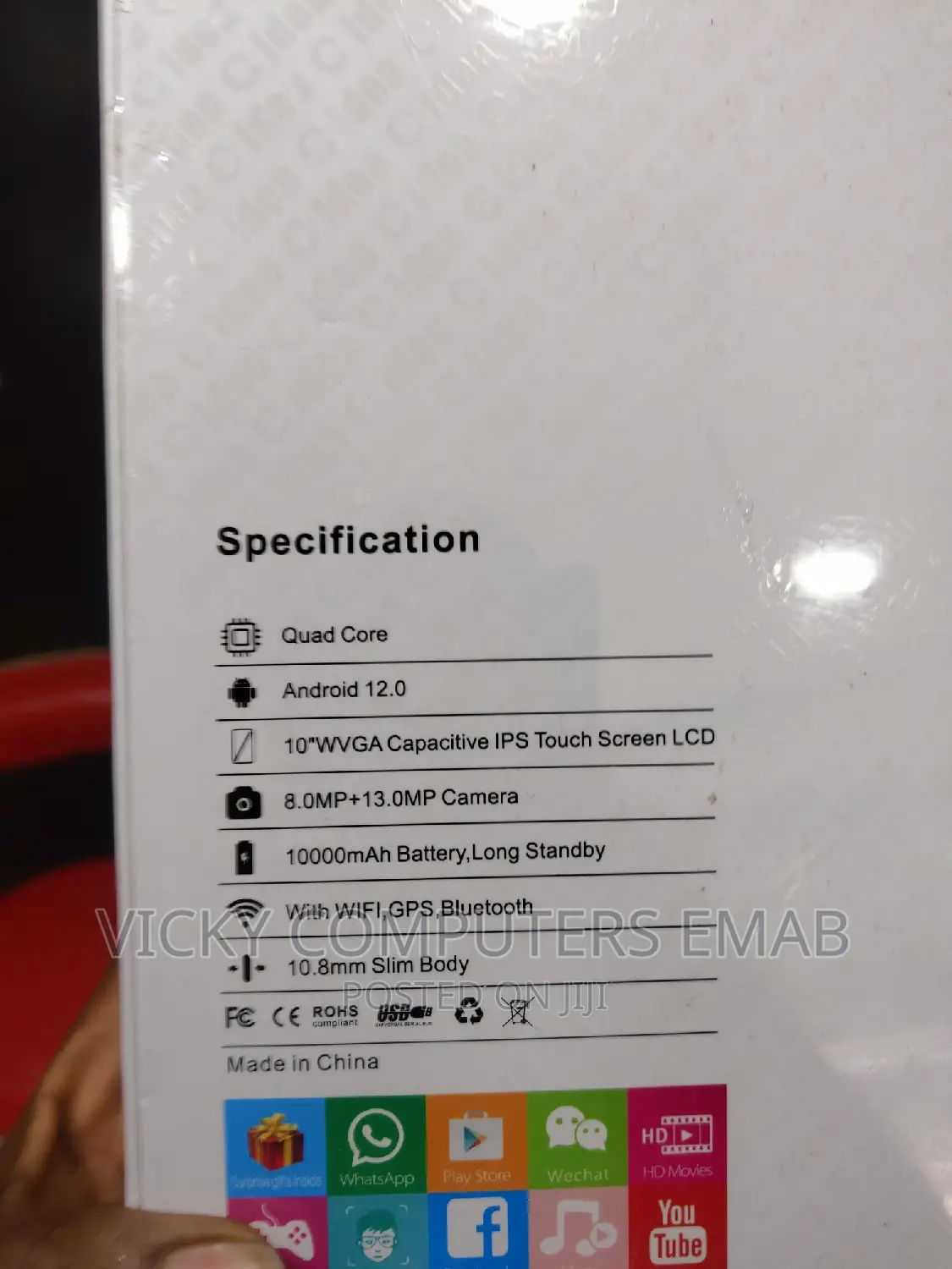 New C idea CM7000 Plus 256 GB Red
